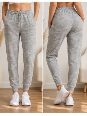 Like New! Soft, Vuori Gray Camo Joggers- Size Large